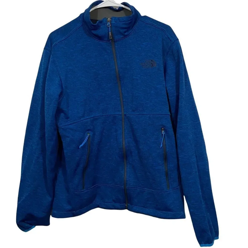 The North Face Blue Full Zip Cold Weather Sweatshirt